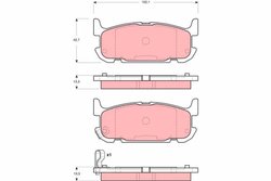 Set placute frana TRW GDB3318