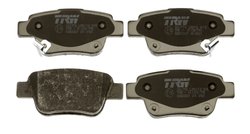 SET PLACUTE FRANA TRW GDB3337 - Compatibil cu TOYOTA
