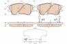 Set placute frana TRW GDB3377
