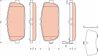SET PLACUTE FRANA TRW GDB3402 - Compatibil cu ABARTH, FIAT, MAZDA