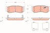 SET PLACUTE FRANA TRW GDB3419 - Compatibil cu HYUNDAI