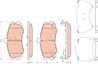 Set placute frana TRW GDB3431