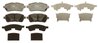 SET PLACUTE FRANA TRW GDB3437 - Compatibil cu DAIHATSU, FORD, FORD (CHANGAN), FORD AUSTRALIA, MARUTI SUZUKI, MAZDA, SUBARU, SUZU