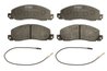 SET PLACUTE FRANA TRW GDB344 - Compatibil cu OPEL, RENAULT, VAUXHALL