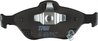 SET PLACUTE FRANA TRW GDB3457 - Compatibil cu DAIHATSU, TOYOTA