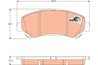 Set placute frana TRW GDB3467