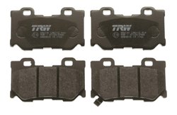 SET PLACUTE FRANA TRW GDB3515 - Compatibil cu INFINITI, NISSAN