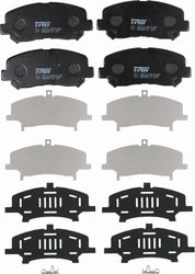 SET PLACUTE FRANA TRW GDB3562 - Compatibil cu MAZDA, MAZDA (CHANGAN)