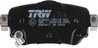 SET PLACUTE FRANA TRW GDB3617 - Compatibil cu NISSAN, RENAULT