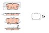 SET PLACUTE FRANA TRW GDB3646 - Compatibil cu HYUNDAI