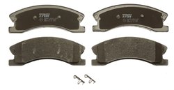 SET PLACUTE FRANA TRW GDB4133 - Compatibil cu JEEP, JEEP (BJC)