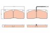 SET PLACUTE FRANA TRW GDB5057 - Compatibil cu VOLVO