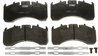 SET PLACUTE FRANA TRW GDB5098 - Compatibil cu RENAULT TRUCKS, VOLVO