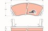 SET PLACUTE FRANA TRW GDB883 - Compatibil cu CHEVROLET, HOLDEN, LANDWIND (JMC), SUBARU, SUZUKI, SUZUKI (CHANGAN), TATA
