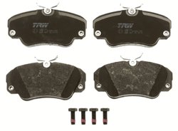 SET PLACUTE FRANA TRW GDB957 - Compatibil cu OPEL, VAUXHALL