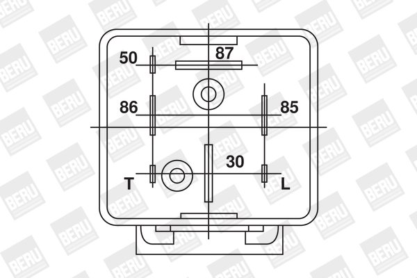 RELEU BUJII INCANDESCENTE BORGWARNER (BERU) GR031 - Compatibil cu VW