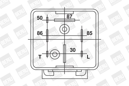 RELEU BUJII INCANDESCENTE BORGWARNER (BERU) GR031 - Compatibil cu VW