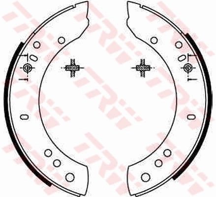 SET SABOTI FRANA TRW GS6082 - Compatibil cu LAND ROVER