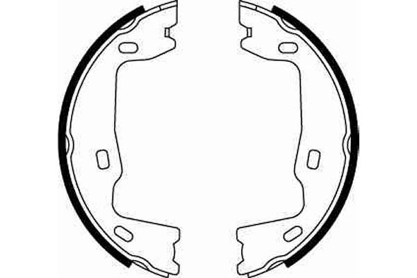 SET SABOTI FRANA TRW GS8223 - Compatibil cu CHEVROLET, HOLDEN, OPEL, SAAB, VAUXHALL