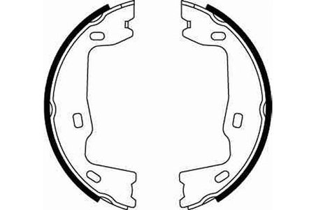 SET SABOTI FRANA TRW GS8223 - Compatibil cu CHEVROLET, HOLDEN, OPEL, SAAB, VAUXHALL