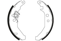 Set saboti frana TRW GS8279