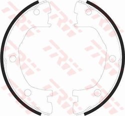 Set saboti frana TRW GS8440