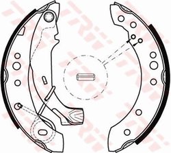 Set saboti frana TRW GS8467