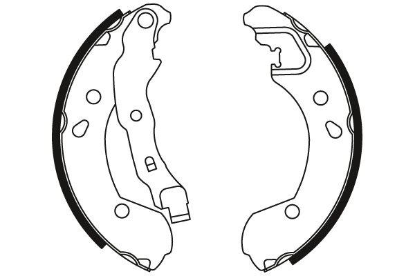 SET SABOTI FRANA TRW GS8470 - Compatibil cu NISSAN, RENAULT
