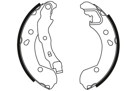 SET SABOTI FRANA TRW GS8470 - Compatibil cu NISSAN, RENAULT