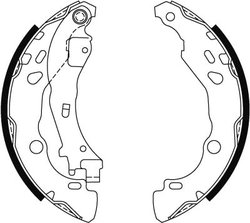 SET SABOTI FRANA TRW GS8474 - Compatibil cu CITROEN, LANCIA, PEUGEOT