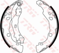 SET SABOTI FRANA TRW GS8474 - Compatibil cu CITROEN, LANCIA, PEUGEOT