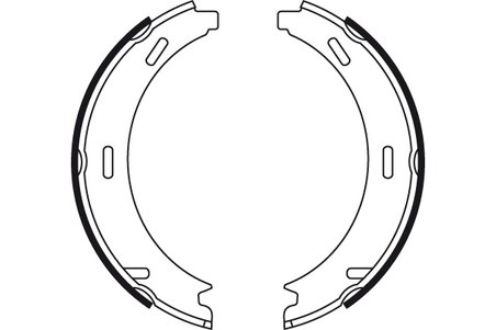 SET SABOTI FRANA TRW GS8481 - Compatibil cu CHRYSLER, MERCEDES-BENZ