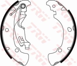 SET SABOTI FRANA TRW GS8488 - Compatibil cu FIAT, LANCIA