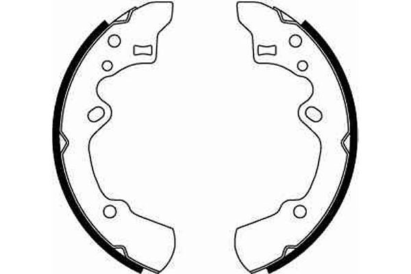 SET SABOTI FRANA TRW GS8520 - Compatibil cu FORD USA, MAZDA