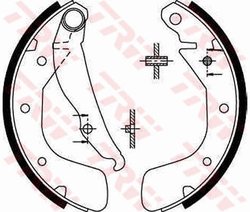 SET SABOTI FRANA TRW GS8543 - Compatibil cu CHEVROLET, DAEWOO, FSO, HOLDEN, OPEL, VAUXHALL, ZAZ