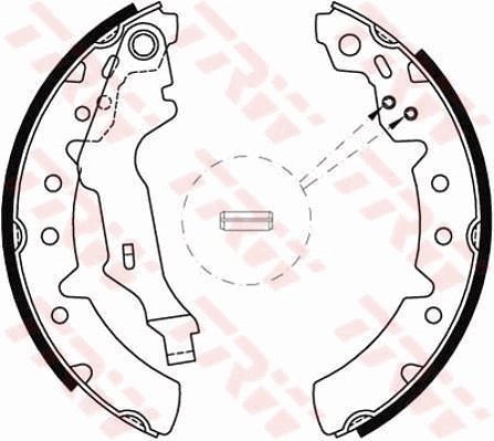 Set saboti frana TRW GS8603