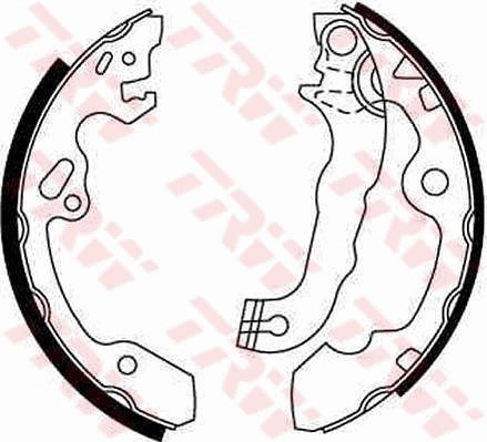 SET SABOTI FRANA TRW GS8636 - Compatibil cu FORD, FORD AUSTRALIA