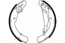 SET SABOTI FRANA TRW GS8639 - Compatibil cu SEAT, SKODA, VW, ZHONGHUA (BRILLIANCE)