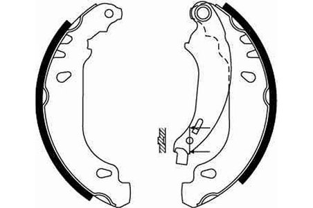 SET SABOTI FRANA TRW GS8642 - Compatibil cu PEUGEOT