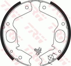 Set saboti frana TRW GS8695