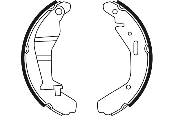 SET SABOTI FRANA TRW GS8724 - Compatibil cu OPEL, SUBARU, SUZUKI, VAUXHALL