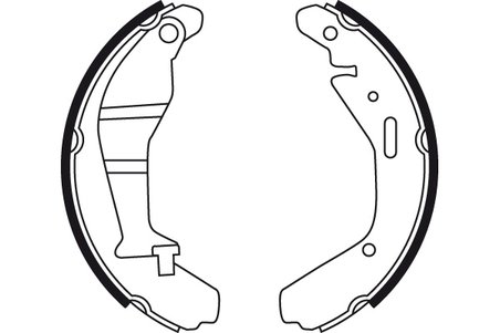 SET SABOTI FRANA TRW GS8724 - Compatibil cu OPEL, SUBARU, SUZUKI, VAUXHALL