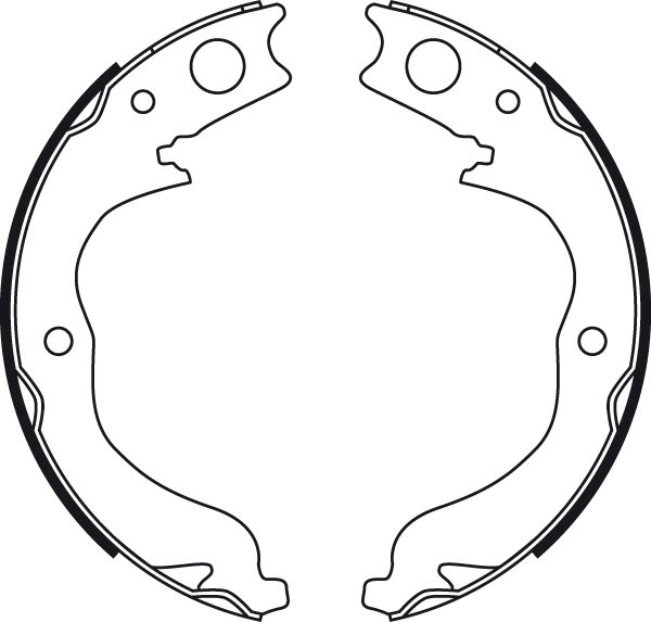 SET SABOTI FRANA TRW GS8753 - Compatibil cu CITROEN, MITSUBISHI, PEUGEOT, SUBARU