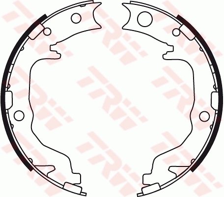 Set saboti frana TRW GS8783