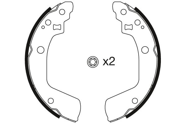 SET SABOTI FRANA TRW GS8793 - Compatibil cu SUZUKI