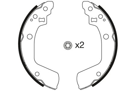 SET SABOTI FRANA TRW GS8793 - Compatibil cu SUZUKI