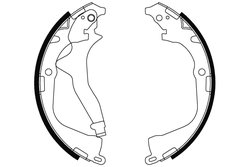 SET SABOTI FRANA TRW GS8800 - Compatibil cu VW