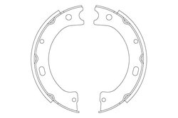 SET SABOTI FRANA TRW GS8805 - Compatibil cu NISSAN