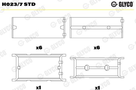 Cuzineti arbore cotit Glyco H023/7 STD