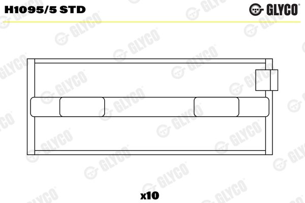 Cuzineti arbore cotit Glyco H1095/5 STD